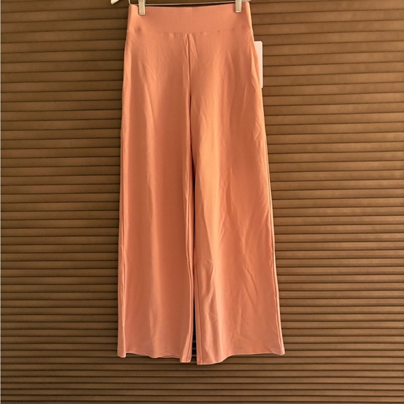 RHONE Peachish orange Wide-Leg Pants - Picture 1 of 5